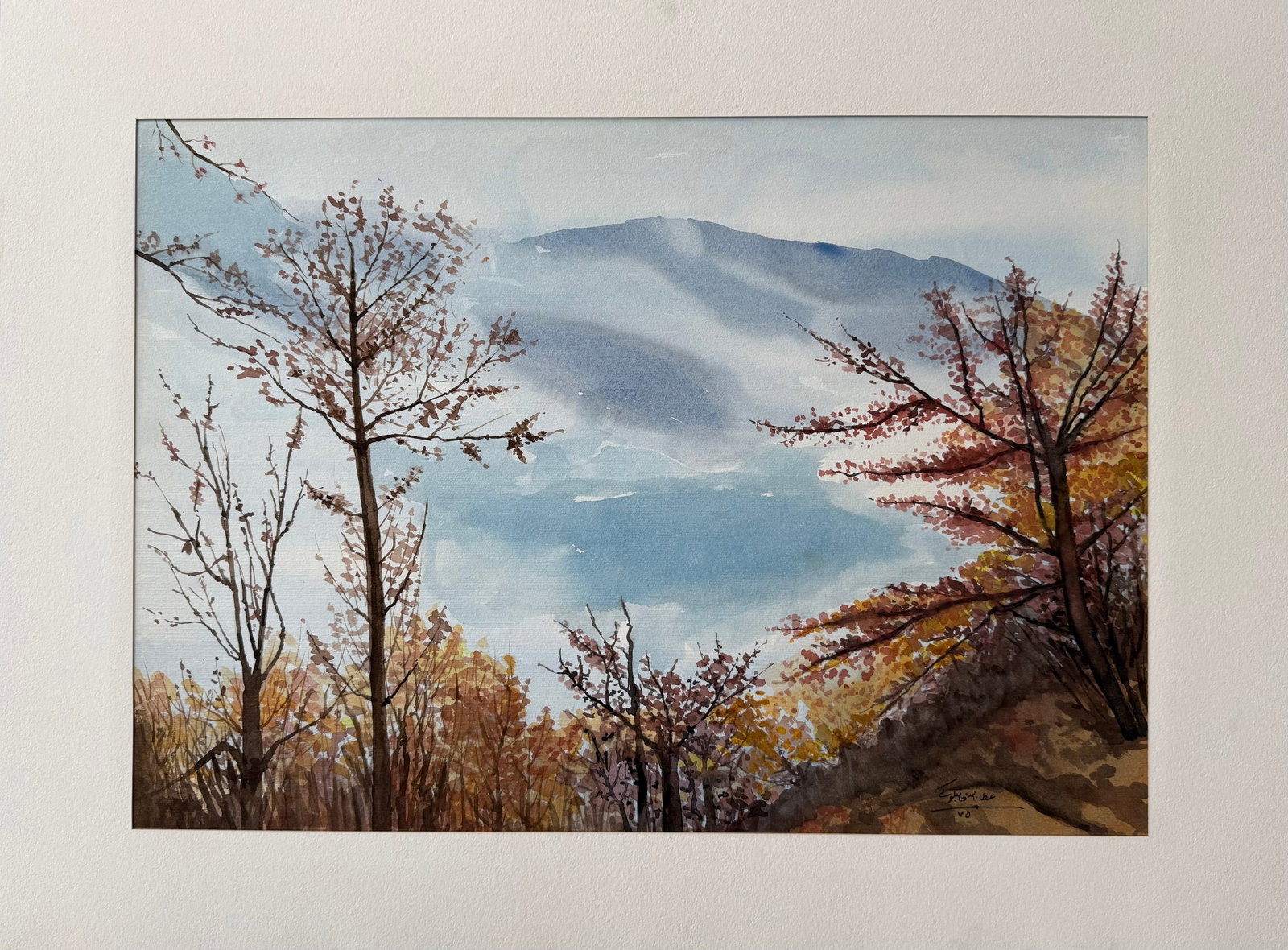 ATA KHANBOLUKI Untitled , 1995 watercolour on Cardboard 44 x 62 cm (1 of 2)