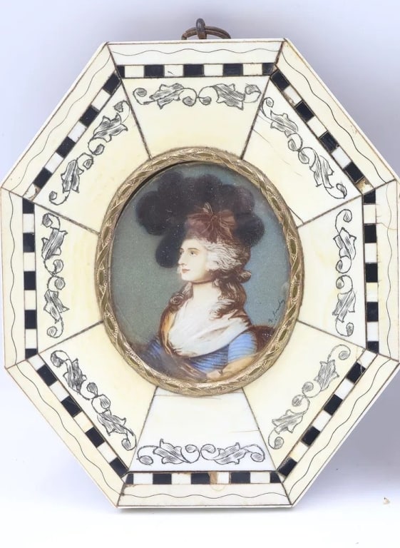 A miniature portraits After Thomas Gainsborough, A miniature portraits After Thomas Gainsborough, (1 of 1)