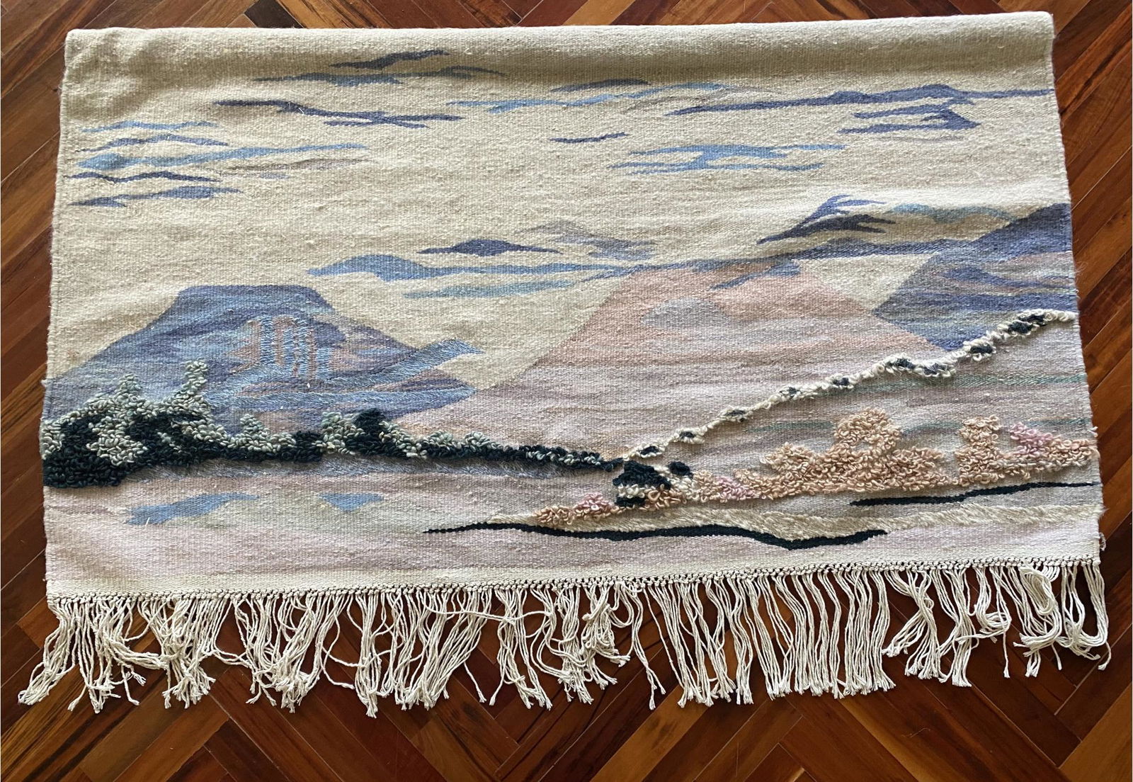 Textile Artwork Hand-Woven Wall Hanging (1 of 3)