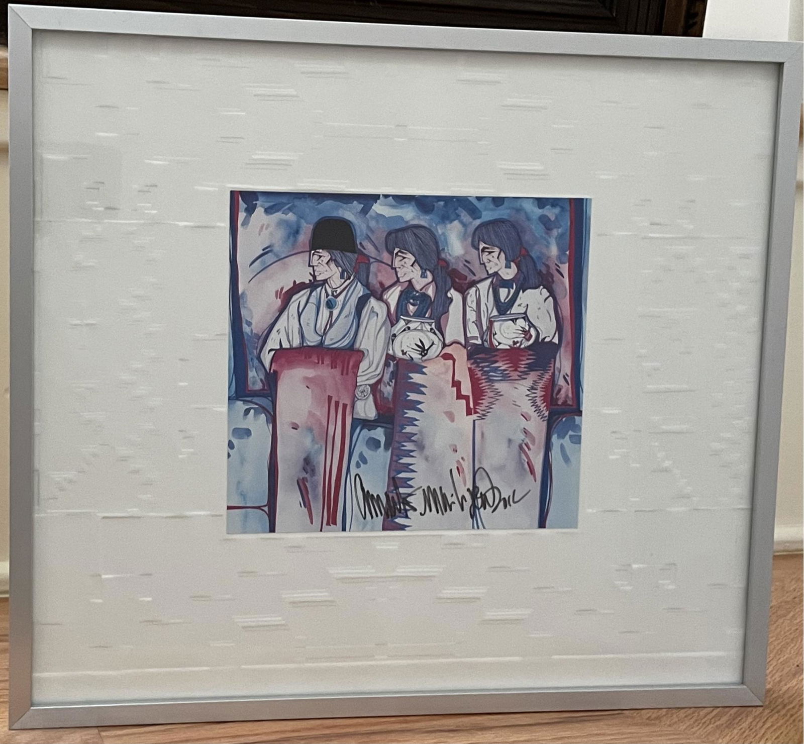 Three Men, Original Artwork. signed. (1 of 5)