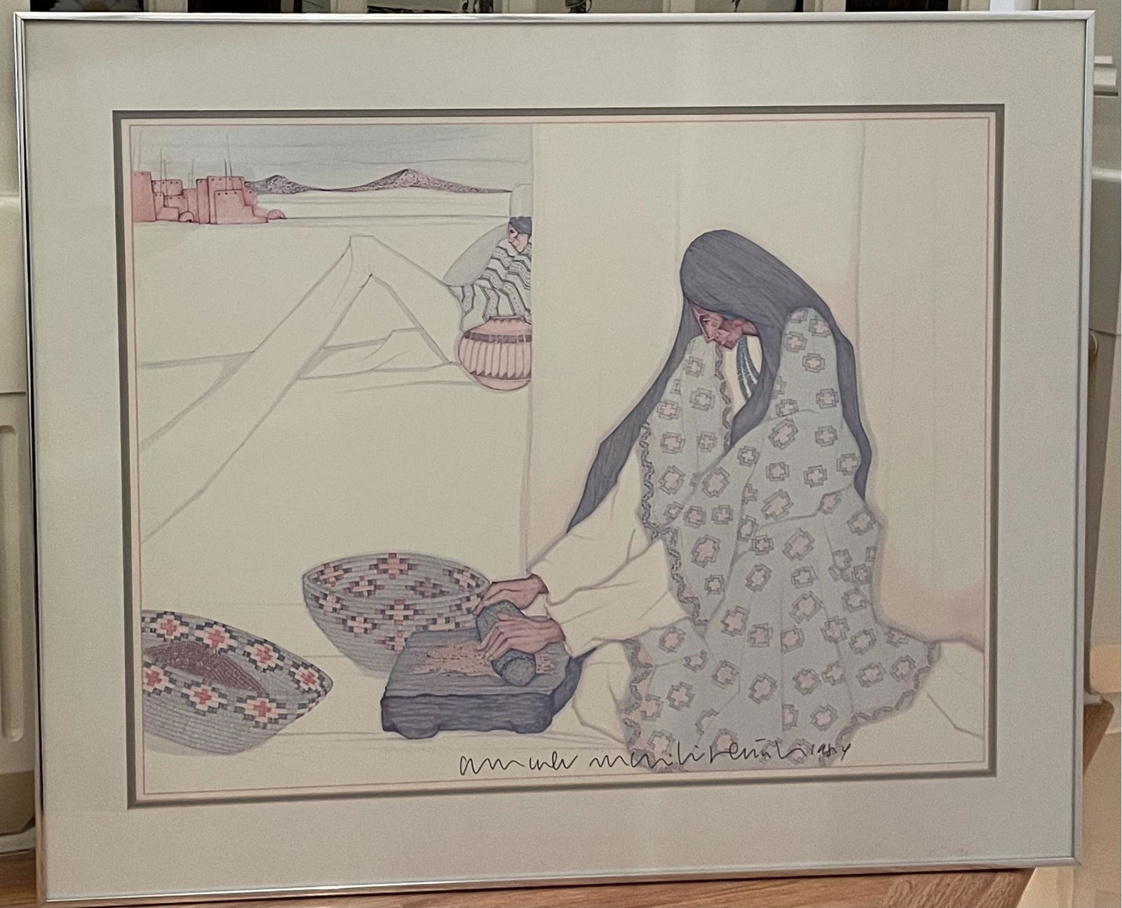 "Rolling Mesa" Print By Amado Maurilio Pena Jr. signed (1 of 3)