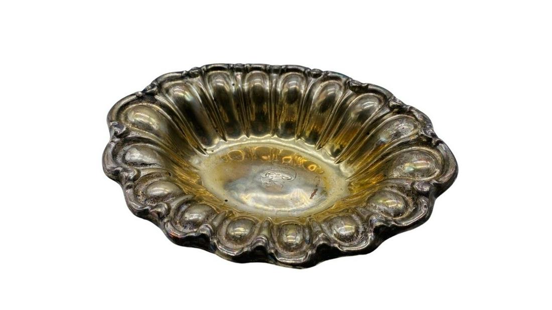 Sterling Silver Platter, Stamped on Bottom (1 of 4)