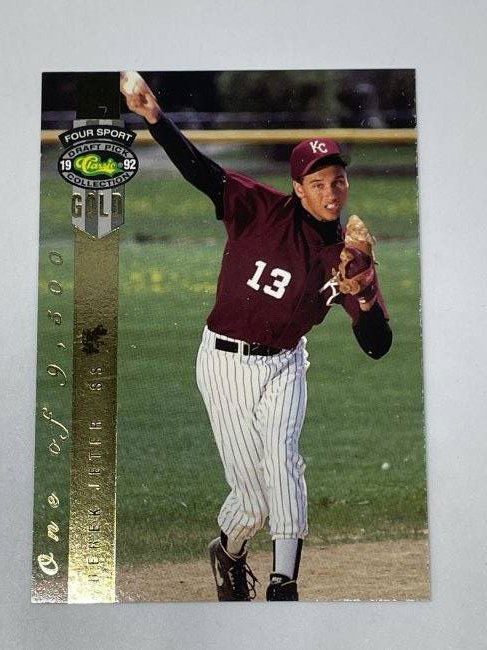 Derek Jeter, GOLD Card. 1 of 9,500! (1 of 3)