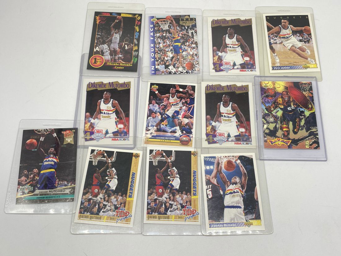 Denver Nuggets- Dikembe Mutombo and Chris Jackson (1 of 6)