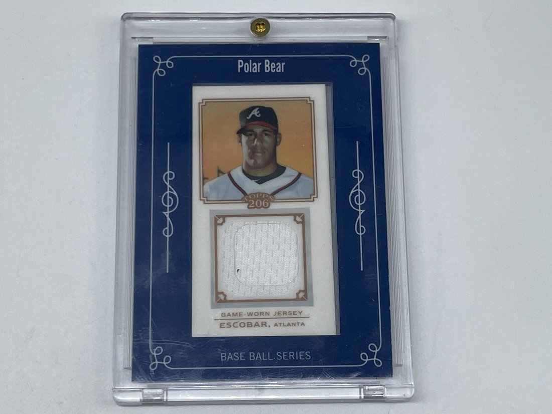 Yunel Escobar, Game Worn Jersey Relic Card (1 of 4)
