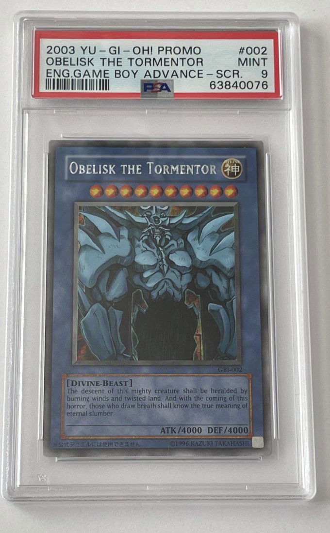 Yu-Gi-Oh! Obelisk The Tormentor. MINT. (1 of 5)