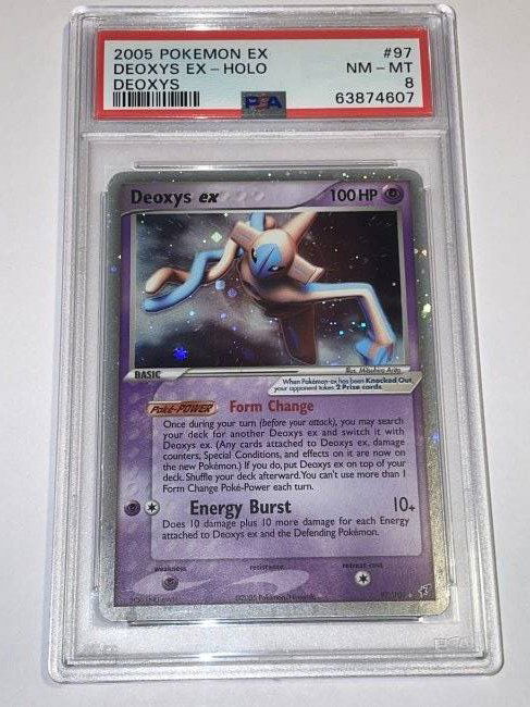 Deoxys Ex,Pokémon Card. HOLO (1 of 5)