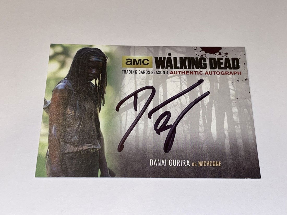 The Walking Dead Danai Gurira as Michonne, Authentic Autograph. (1 of 3)