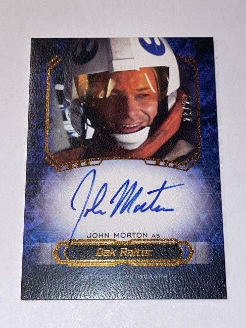 Star Wars: John Morton as DAK RALTER, Authentic Autograph Card. (1 of 3)
