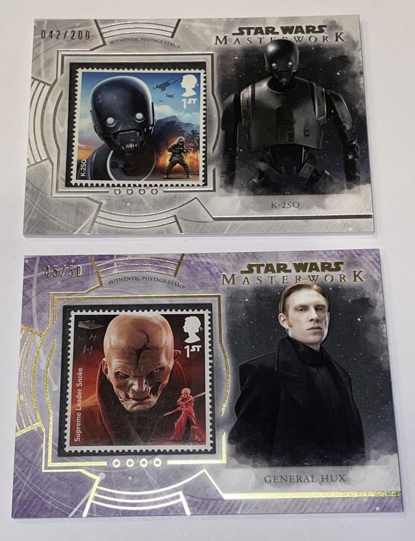 Star Wars Stamp Relics! 45/50 and 42/200 Gold Stamped! (1 of 6)
