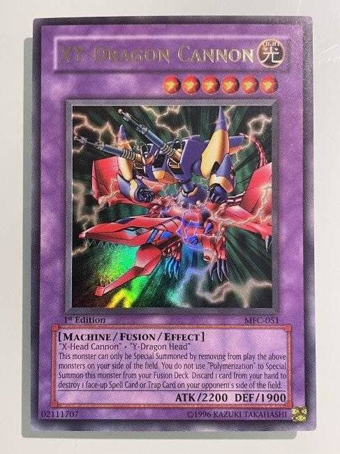 Yu-Gi-Oh! XY-Dragon Cannon. 1st Edition.: Ultra card. 1996 Kazuki Takahashi.