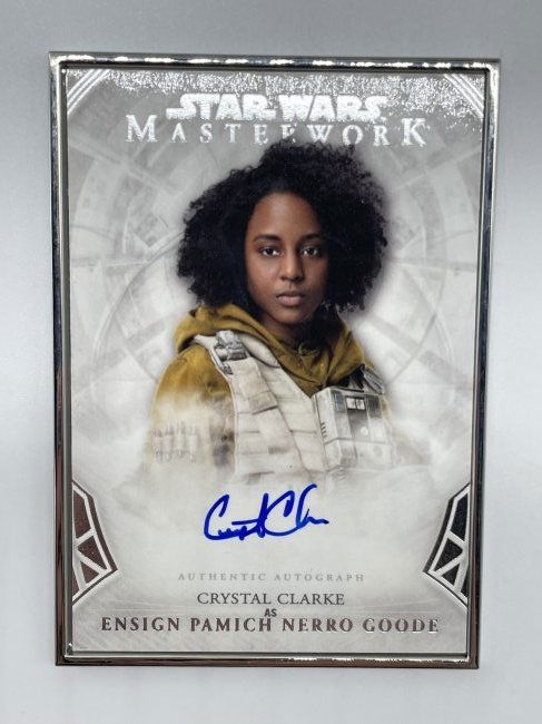 Star Wars: Crystal Clarke Authentic Autograph Card. (1 of 3)