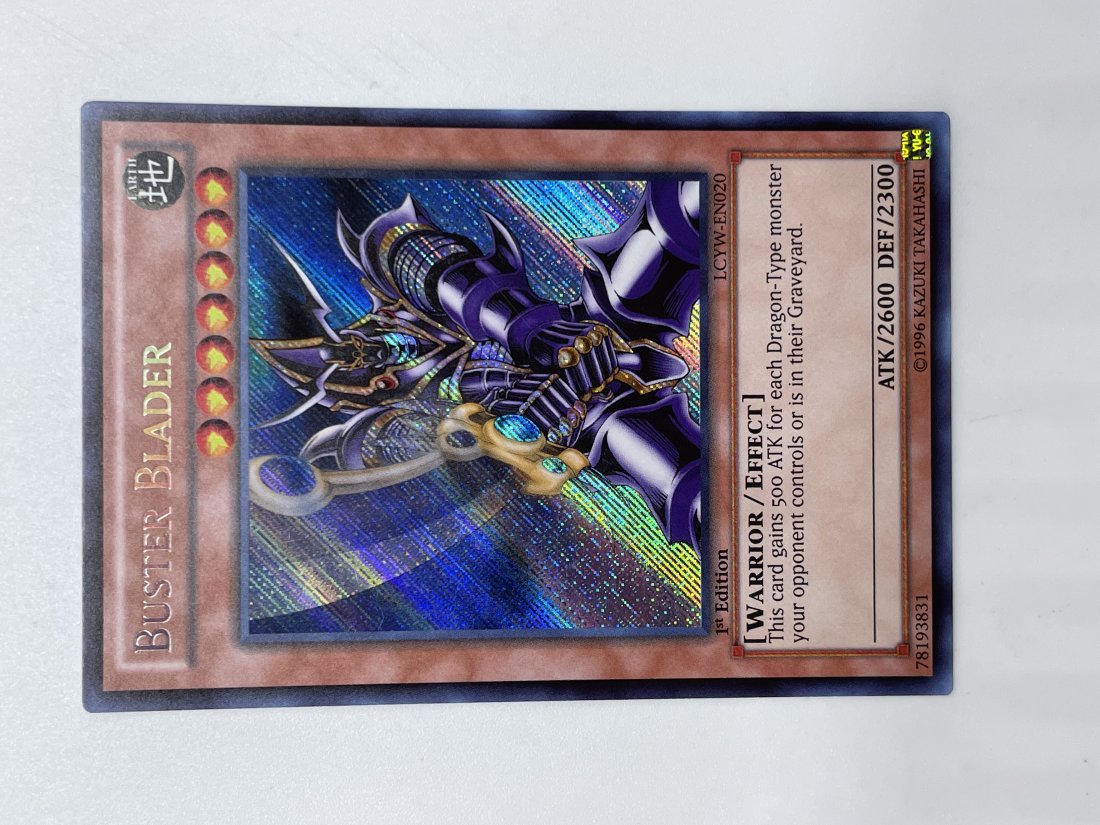Yu-Gi-Oh! Buster Blader. 1st Edition.: SECRET Card! LCYW-EN020. 1996 Kazuki Takahashi. Great Condition!