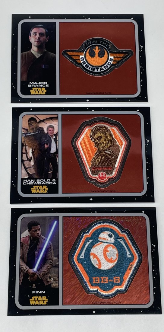 Star Wars Commemorative Patch Cards, Feat, Art and Characters from The Force Awakens (1 of 8)