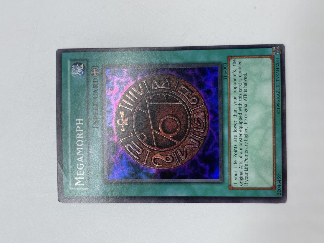 Yu-Gi-Oh! Megamorph. Spell Card.: Unlimited.1996 Kazuki Takahashi.