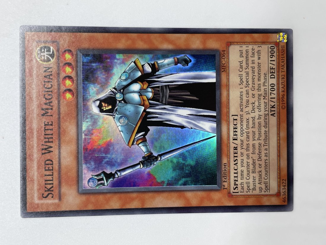 Yu-Gi-Oh! Skilled White Magician. SUPER!: 1st Edition. 1996 Kazuki Takahashi.