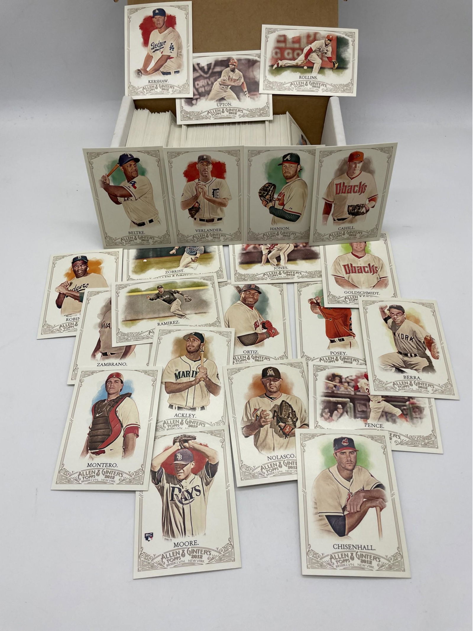 LARGE Assortment Of 2012 Baseball Collector Cards! Kershaw, Cahill, Berra, Upton And More! Allen & (1 of 5)