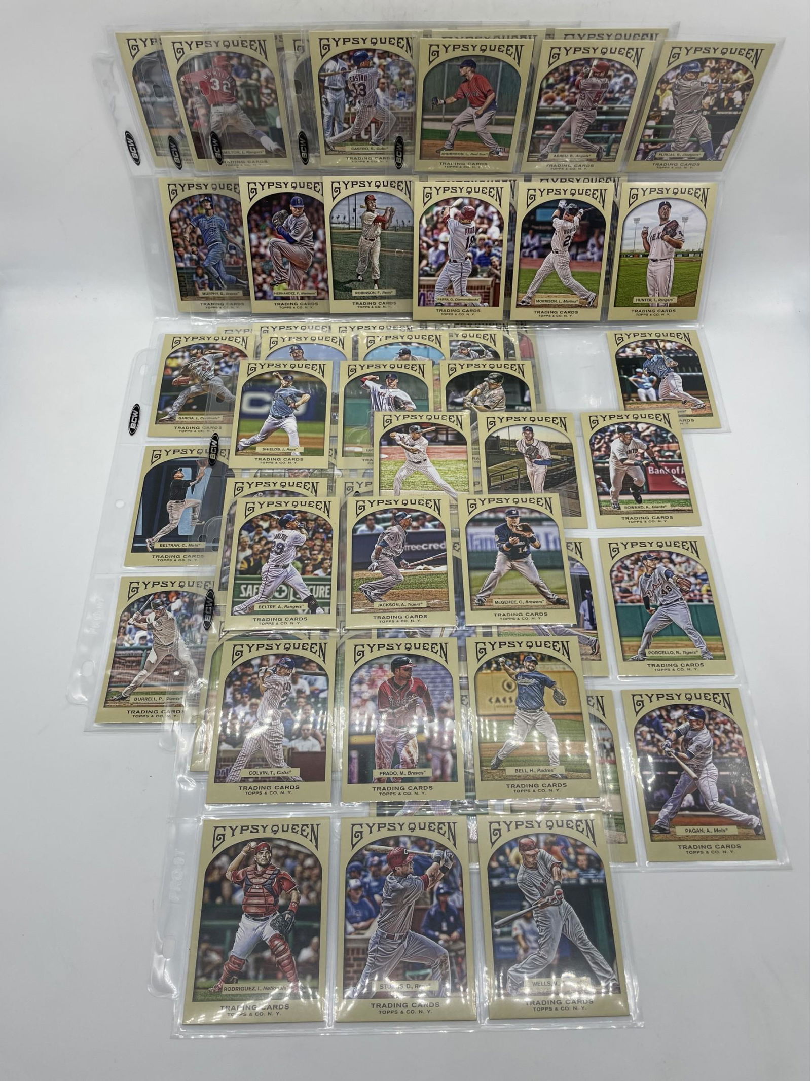 Collection Of Gypsy Queen Baseball Trading Cards! 2011 Plus Some Rookies! (1 of 5)