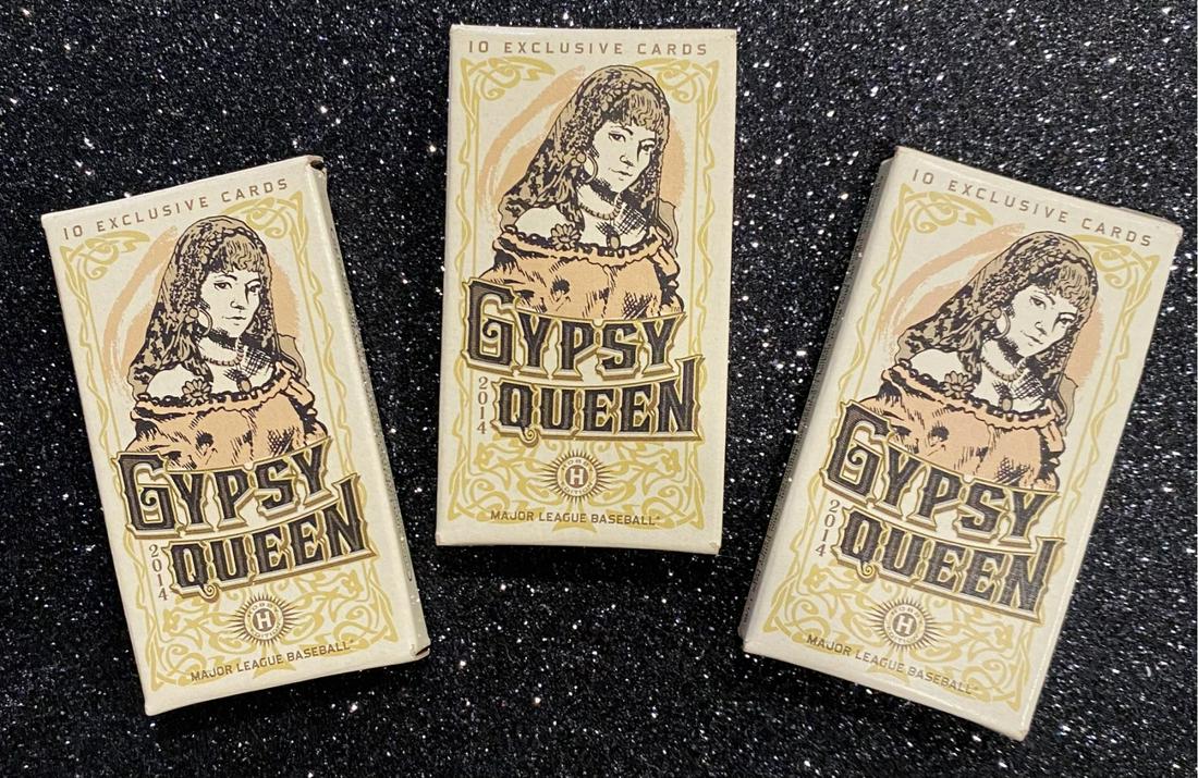 (3) Unopened Gypsy Queen Mini TOPPS Cards With 10 Exclusive Cards In Each! MLB Baseball Cards (1 of 2)