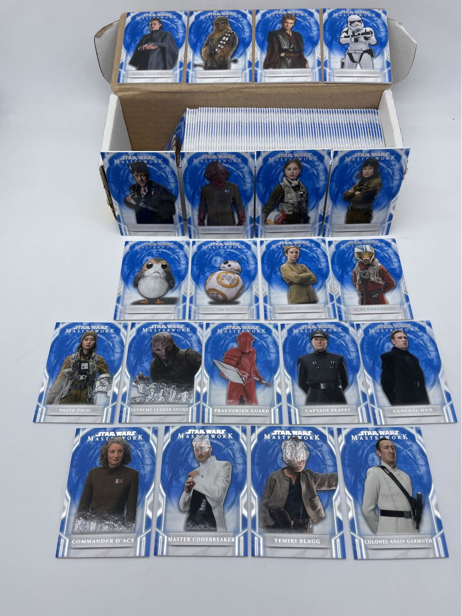 Star Wars FULL SET 1-100! General Leia Organa, Anakin Skywalker, BB-8, Porg And MORE! (1 of 6)