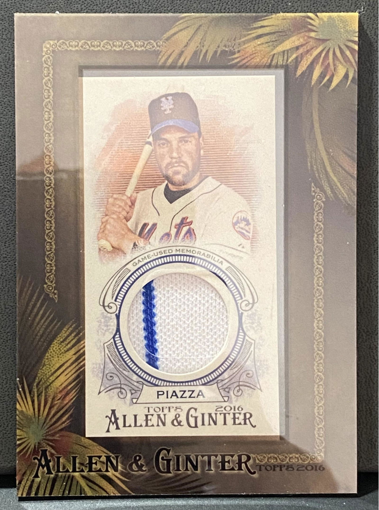 Mike Piazza, Allen & Ginter, 2016 Topps Relic Card (1 of 2)