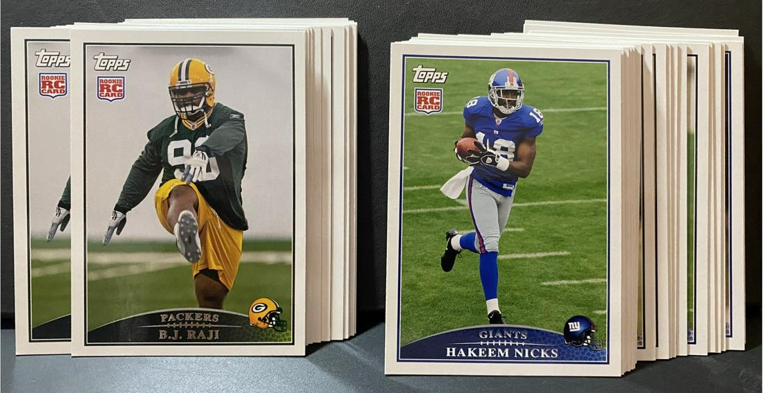 2009 Topps NFL Rookie Cards, Mixed Lot Of 3 Each (1 of 3)