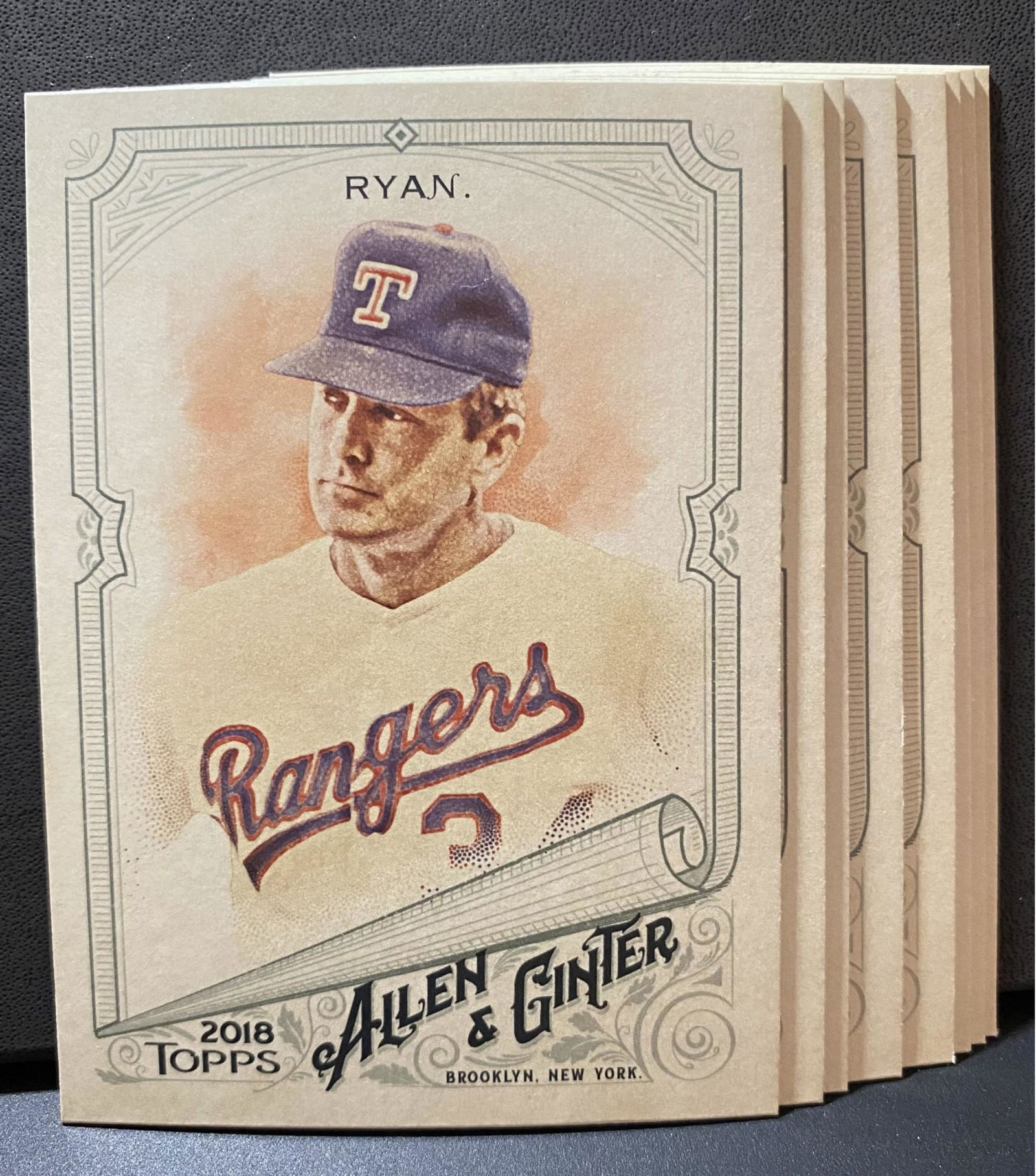 Nolan Ryan, Alan & Ginter, 2018 Topps, 8 Total (1 of 2)