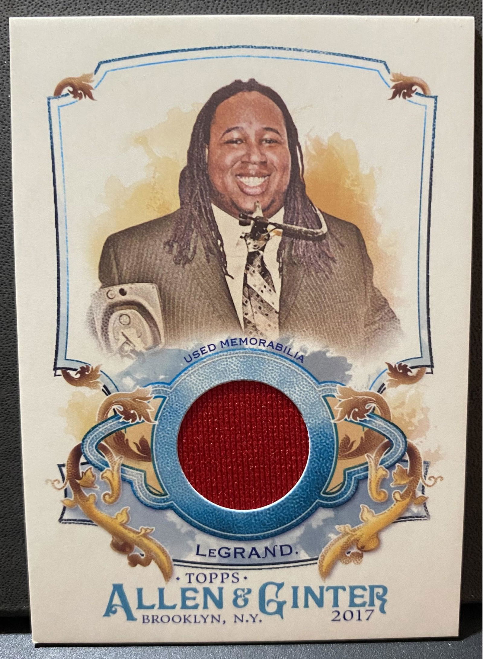 Eric LeGrand, Allen & Ginter Relic Card, Topps 2017 (1 of 2)