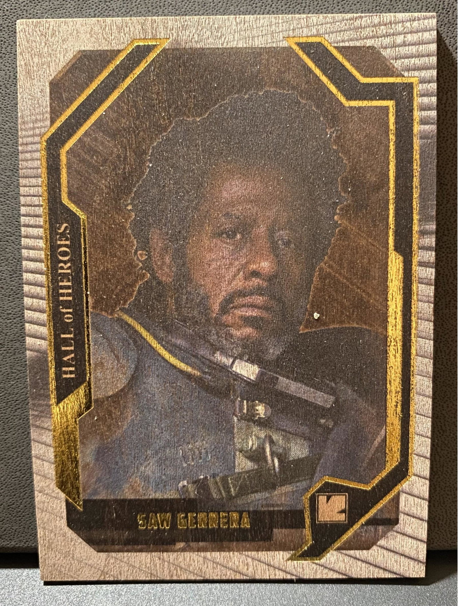 Saw Gerrera, RARE 18/50, Star Wars Masterwork Hall Of Heroes, Topps: Saw Gerrera, RARE 18/50, Star Wars Masterwork Hall Of Heroes, Topps