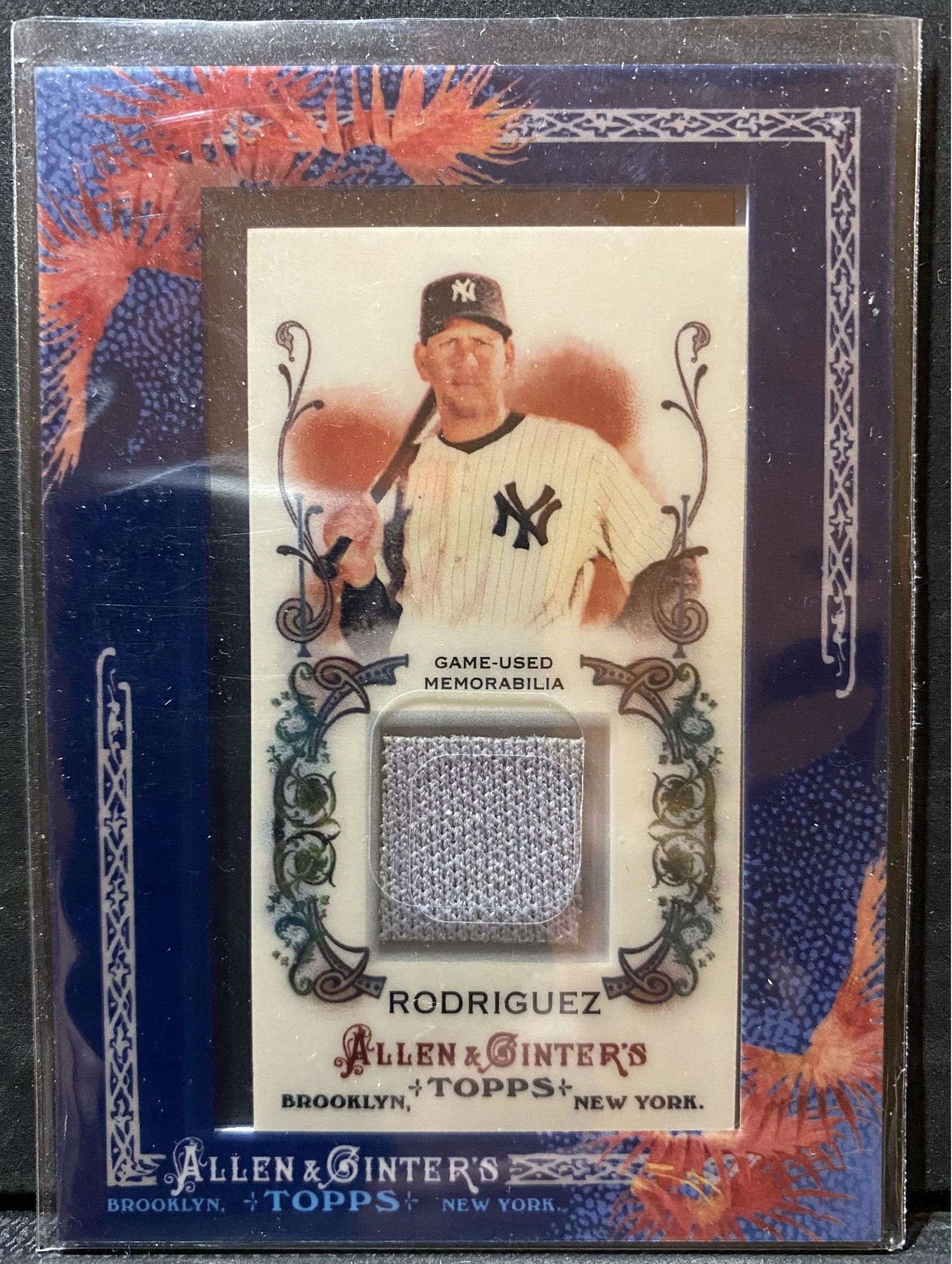 Alex Rodriguez, Allen & Ginters Relic Card, Topps 2011 (1 of 2)