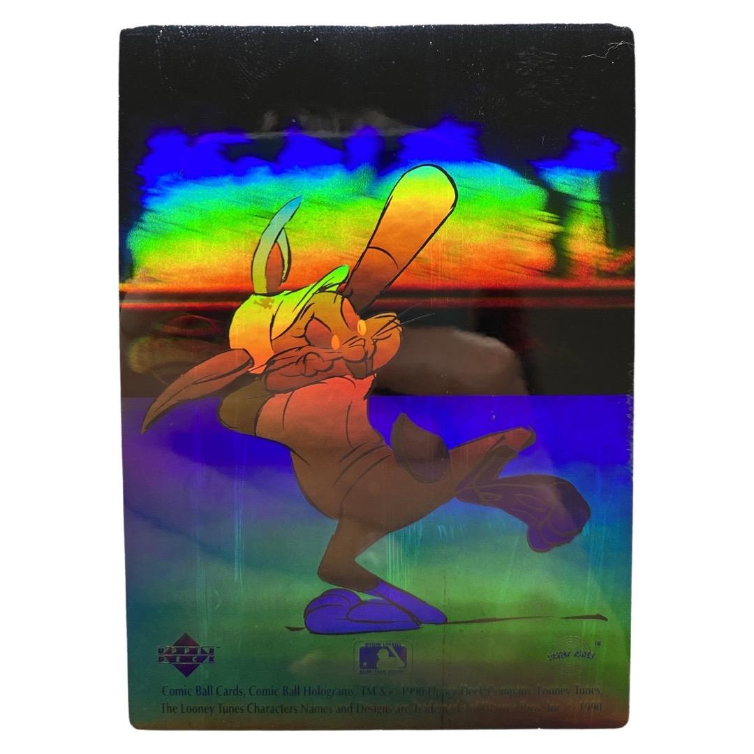 1990 Looney Tunes Comic Ball Hologram Baseball Card By Upper Deck (1 of 2)