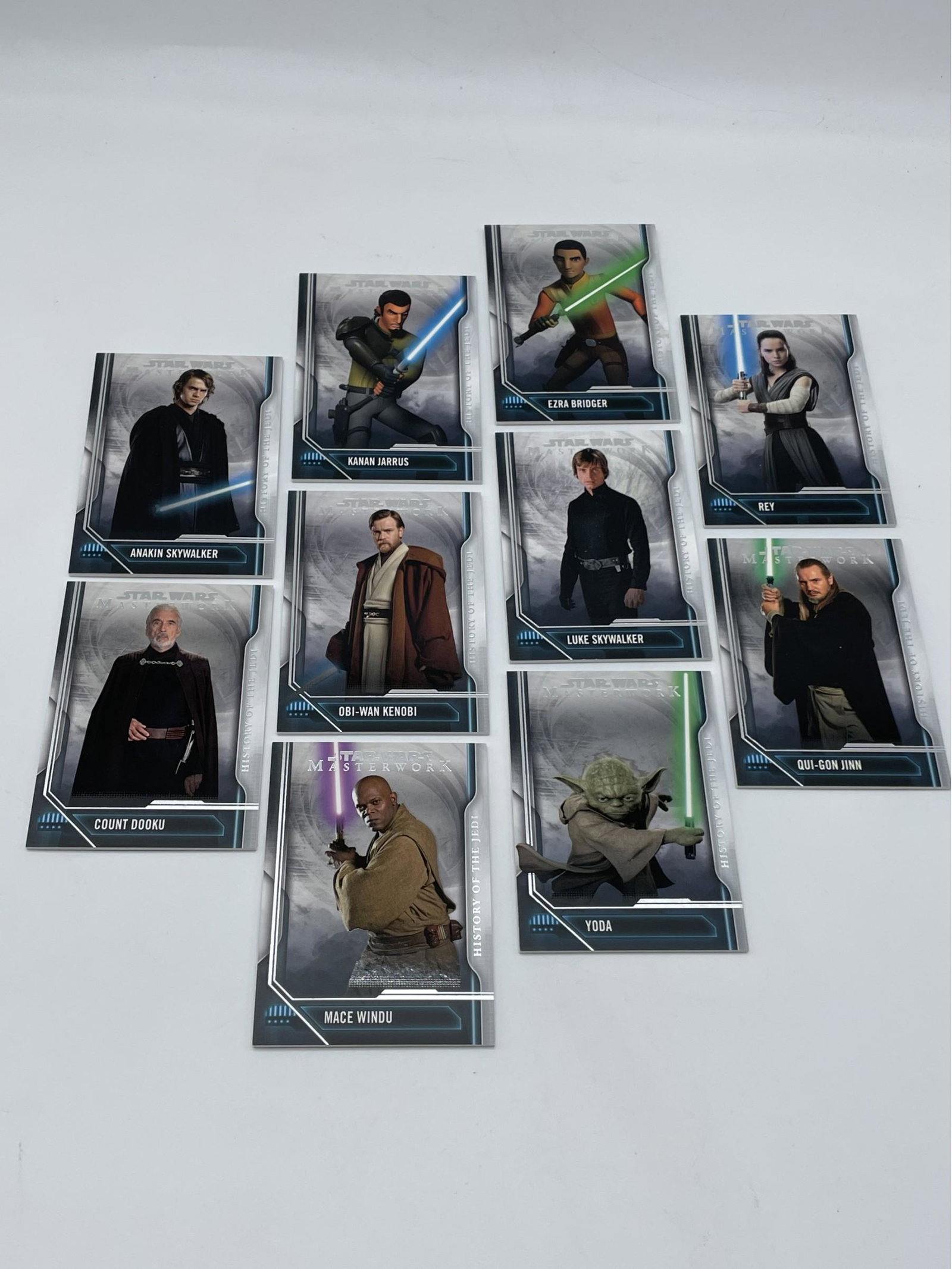 Star Wars: History Of The Jedi Cards! Luke Skywalker, Anakin Skywalker, Yoda, Obi-wan-kenobi And: Star Wars: History Of The Jedi Cards! Luke Skywalker, Anakin Skywalker, Yoda, Obi-wan-kenobi And More!