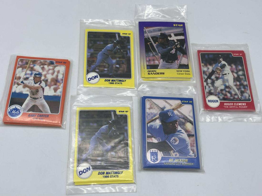 1984/89 The Star Co. Collector Cards. Roger Clemens, Sandy Alomar Jr. And Gary Carter.: 1984/89 The Star Co. Collector Cards. Roger Clemens, Sandy Alomar Jr. And Gary Carter.