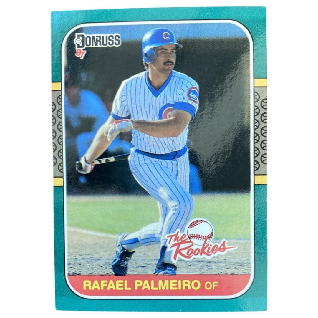 1987 Rafael Palmeiro Rookie Card, Cubs Baseball Card By Donruss (1 of 2)