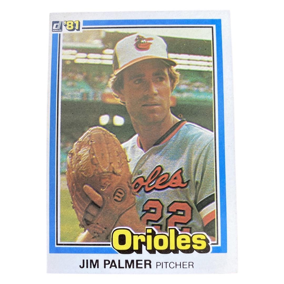 1981 Jim Palmer Orioles Pitcher, First Edition Collector Series MLB Baseball Card (1 of 2)