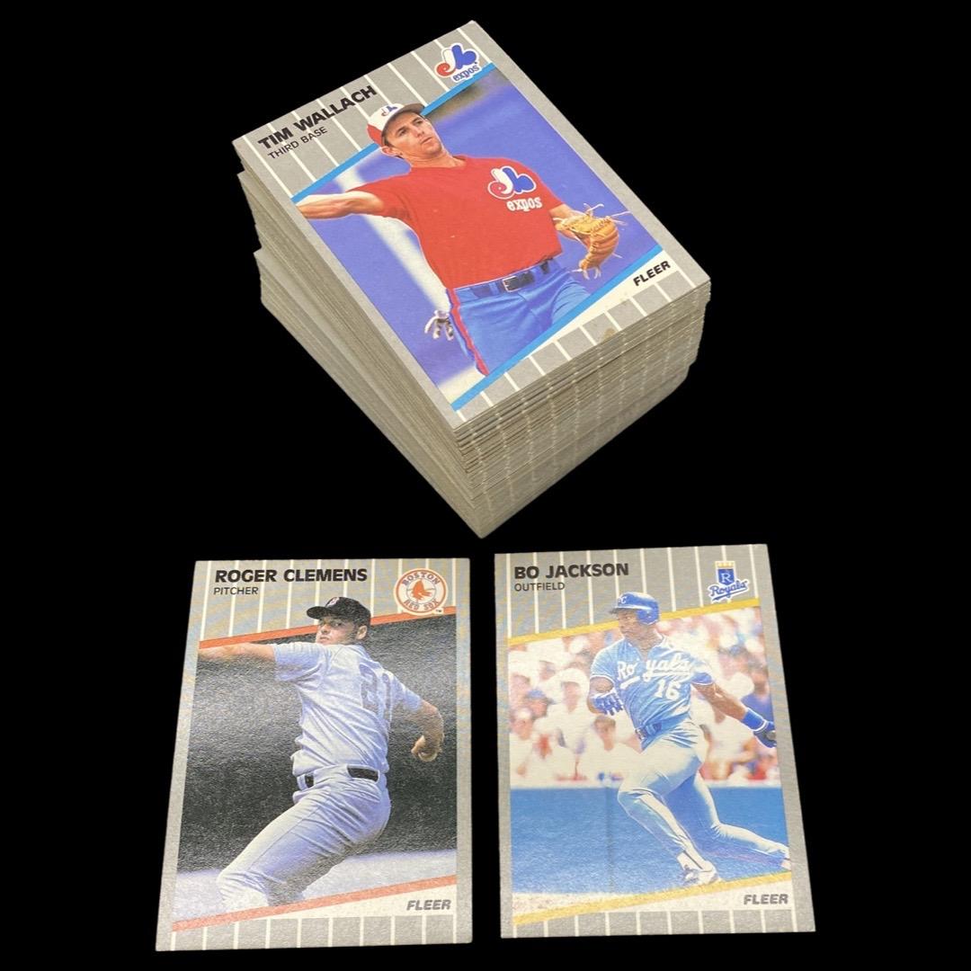 Stack Of 1989 FLEER Baseball Cards, The All Star Break Series. Includes Bo Jackson And More! (1 of 2)