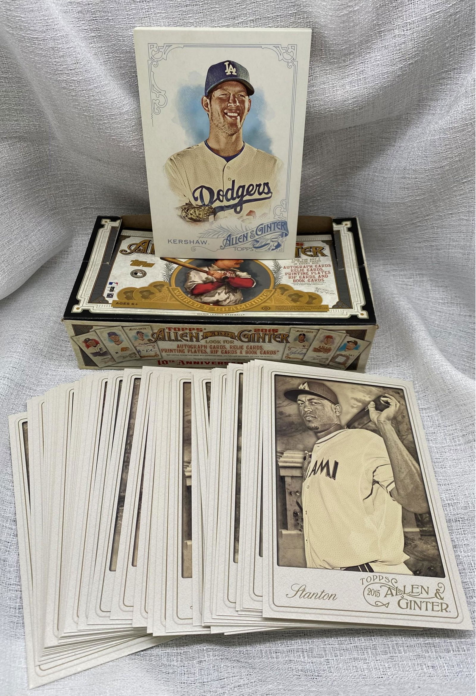 10th Anniversary Allen And Ginter TOPPS 2015 Baseball Cards. Postcard Size. Large Stack Inside! (1 of 3)