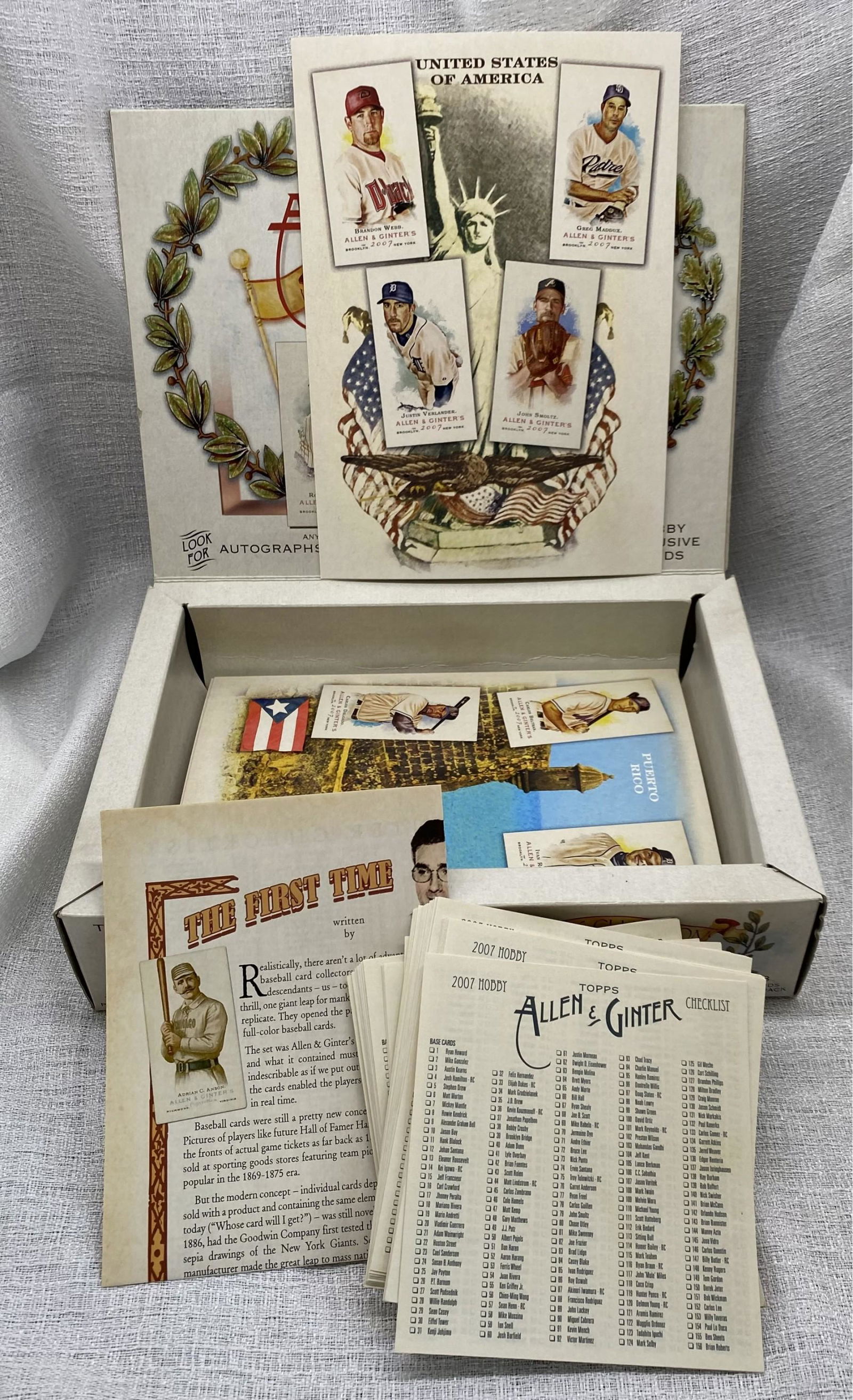 TOPPS 2007 Allen And Ginter Box Of Book Cards Including Baseball Cards From Around The World (1 of 2)