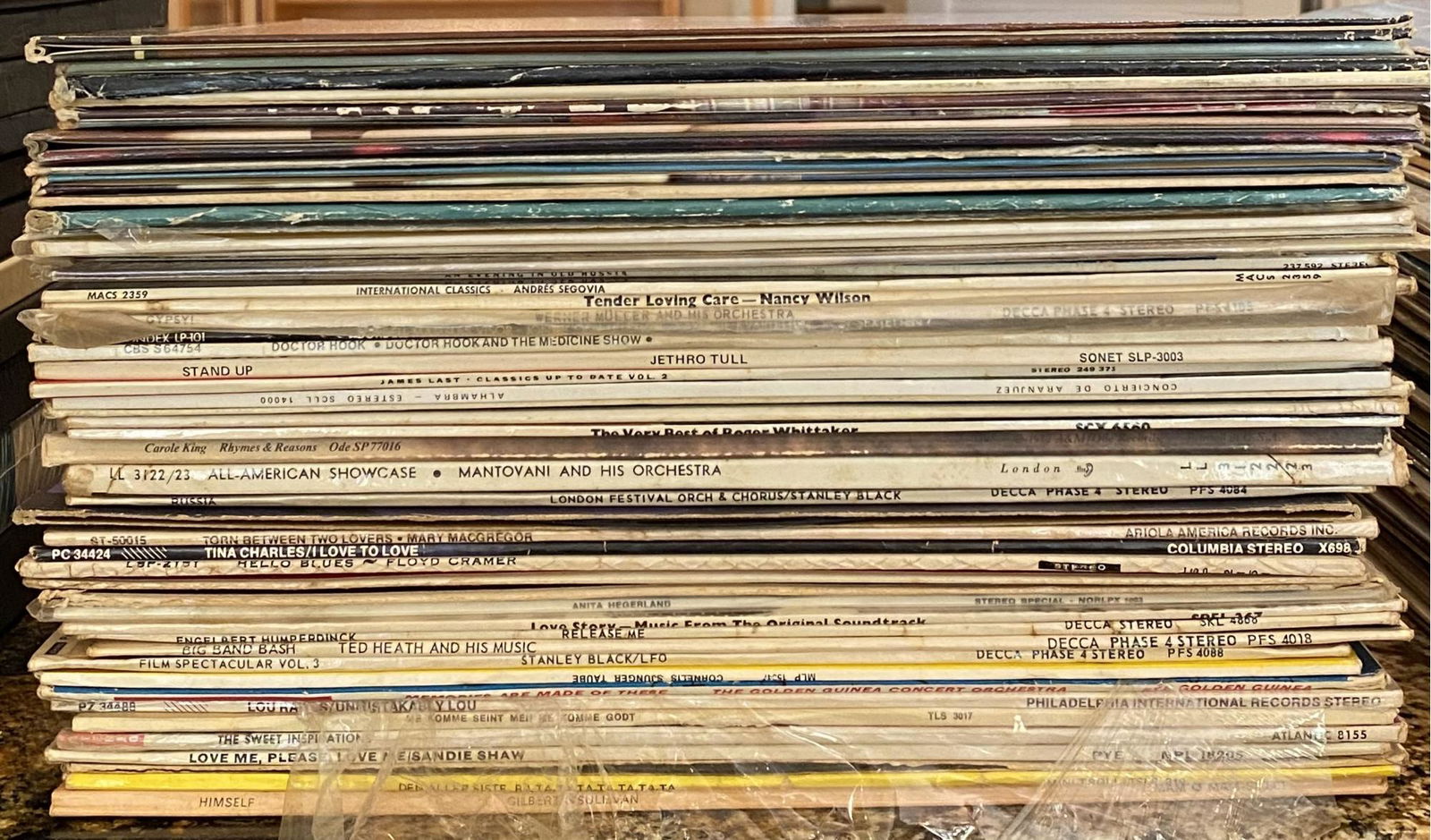 Collection Of Vinyl Records: Nancy Wilson, Carole King, Tina Charles, James Last And More (1 of 1)