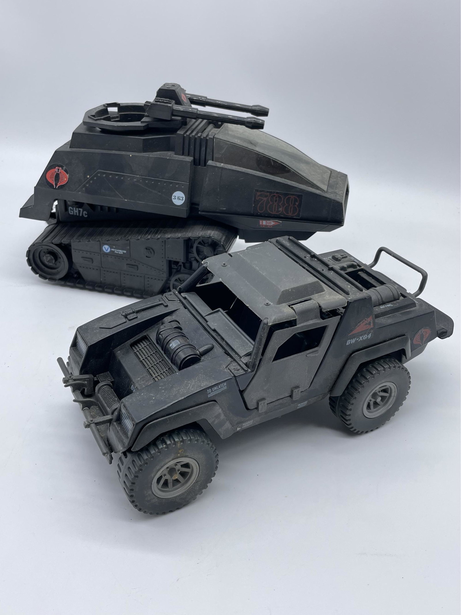 Vintage G.I. JOE Cobra Stinger Jeep And Cobra H.I.S.S Vehicle: Vintage G.I. JOE Cobra Stinger Jeep And Cobra H.I.S.S Vehicle