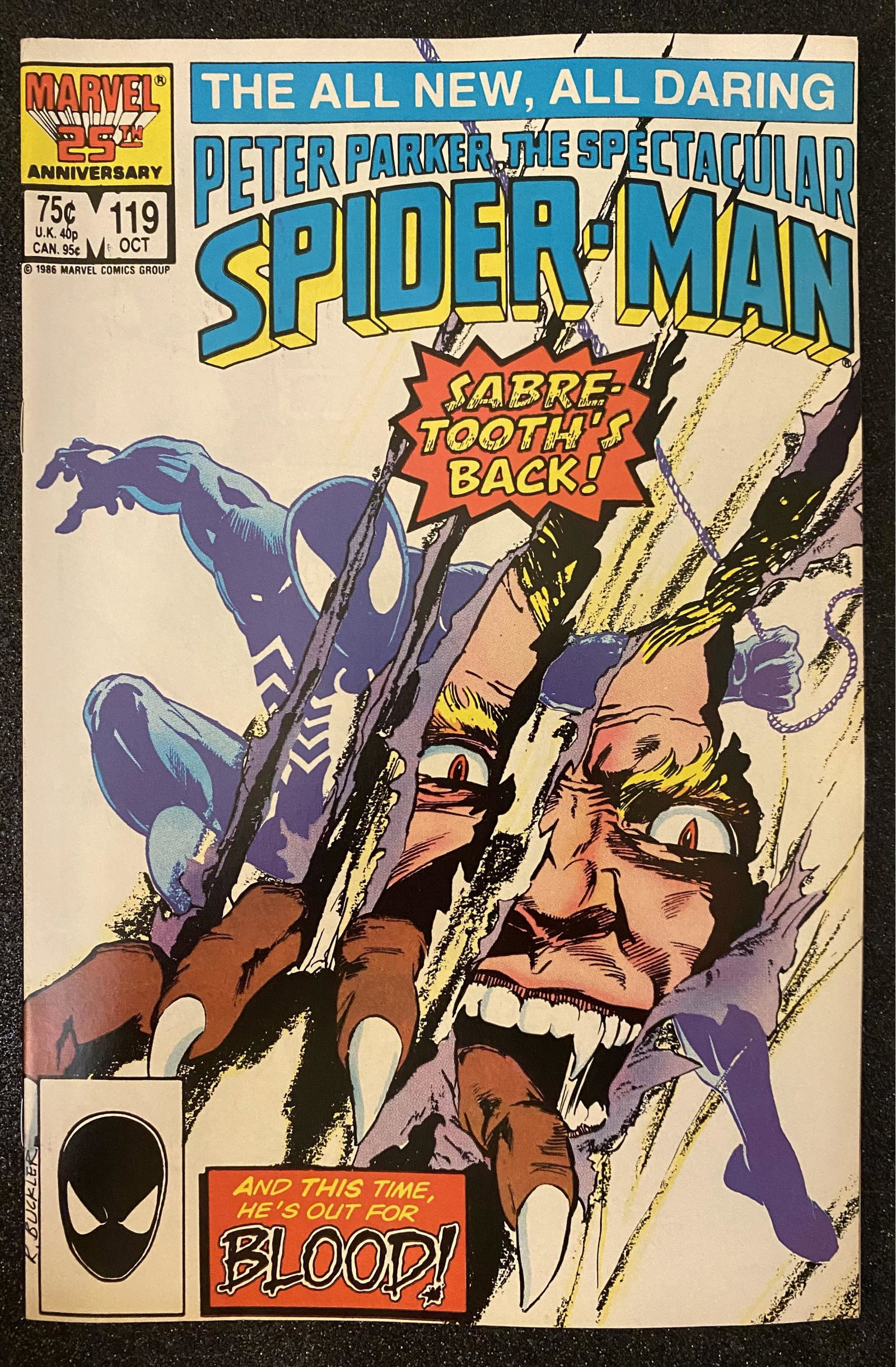 Marvel Comic: Peter Parker The Spectacular Spiderman No. 119, October 1986 (1 of 1)