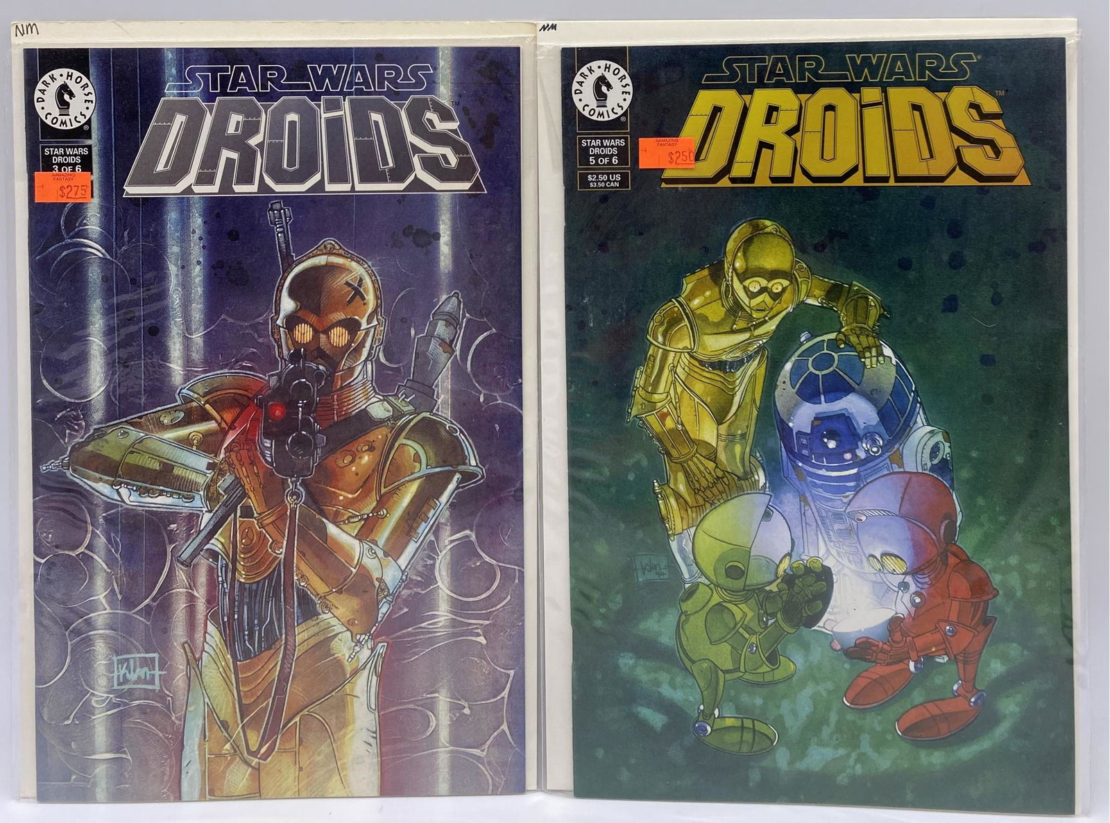 Star Wars Droids Comic Books In Original Packaging, No.  3 And 5 Of 6 (1 of 1)