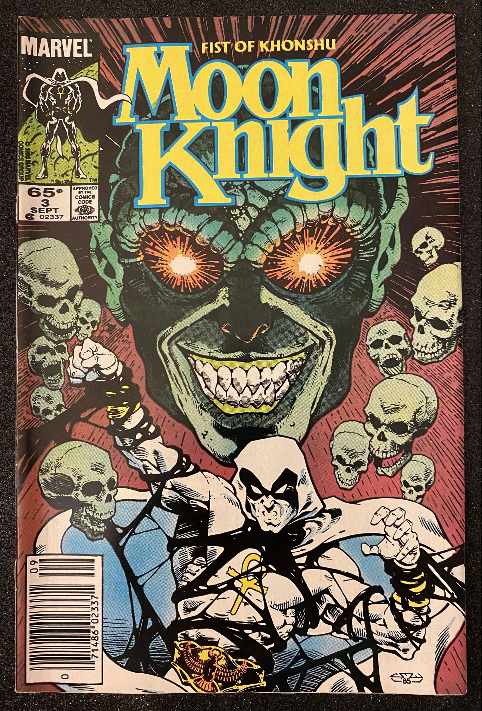 (2) Marvel Comics: Fist Of Khonshu Moon Knight No. 3 And 4, 1985 (1 of 2)