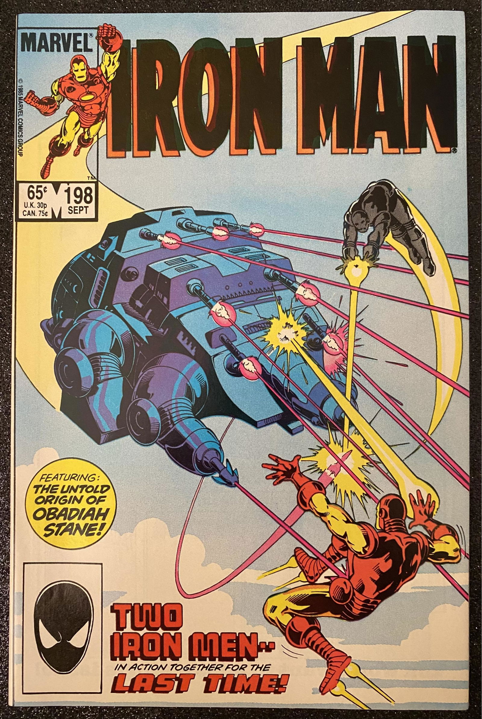 Marvel Comic: Iron Man No. 198, September 1985 (1 of 1)