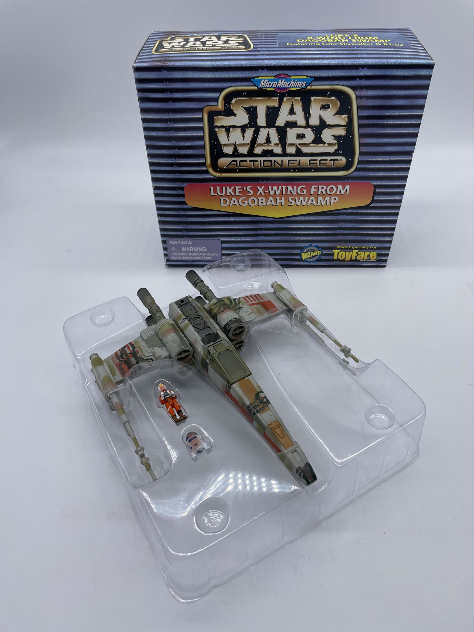 Lukes X-Wing From Dagobah Swamp, Star Wars Action Fleet. BRAND NEW (1 of 3)