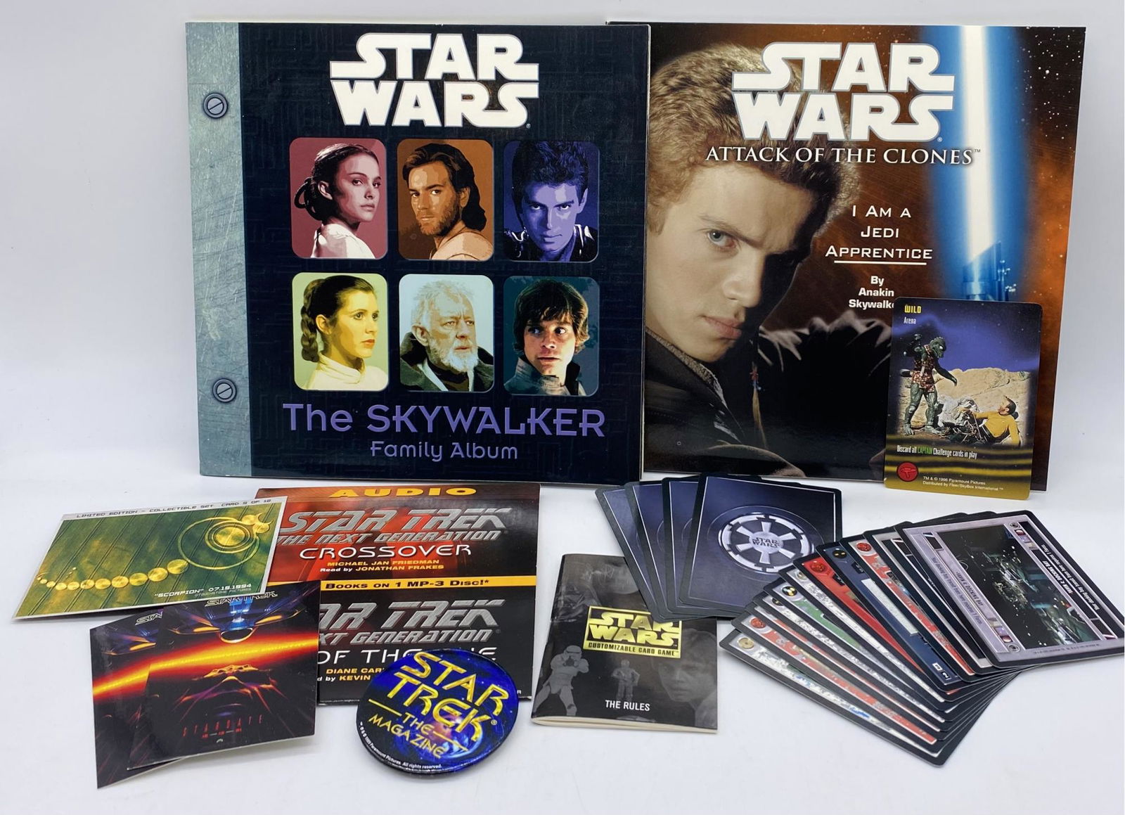 Star Wars And Star Trek Small Collectibles: Some Game Cards And Trading Cards (1 of 1)
