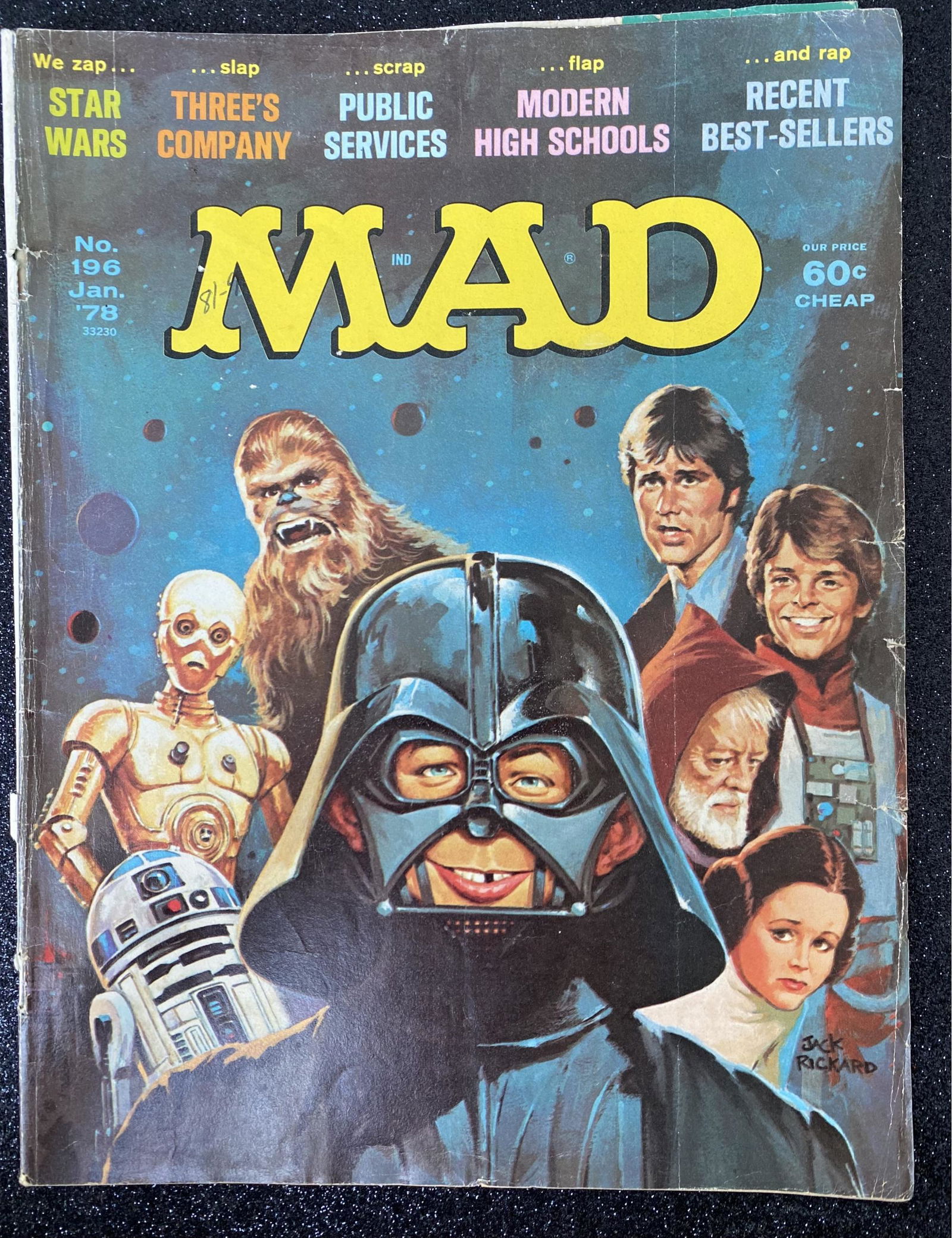 Vintage MAD Comic No. 196, January 1978 Star Wars Issue (1 of 1)
