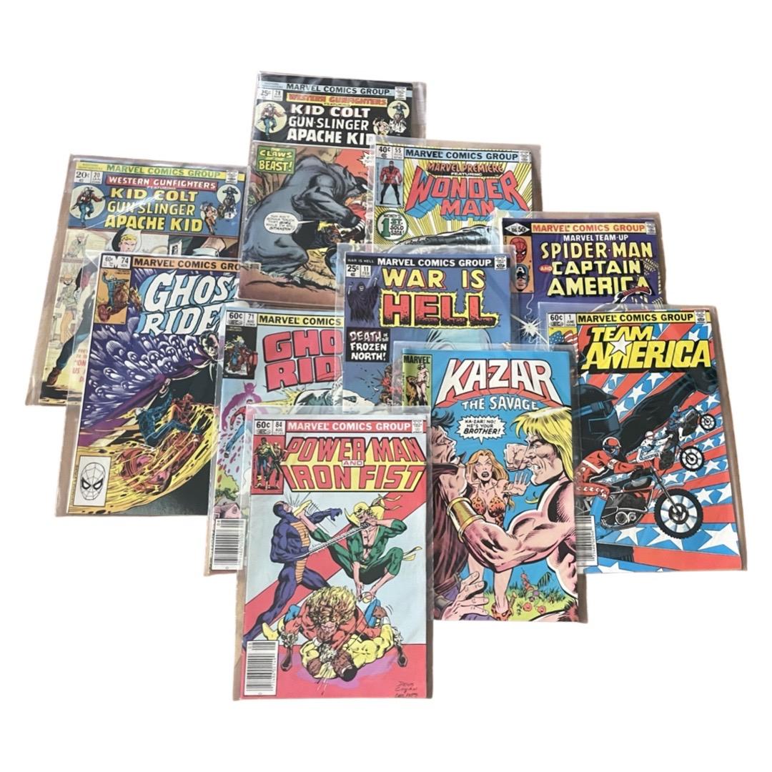 Marvel Comics Group Books! Wonder Man, Spiderman, War Is Hell, Power Man And Iron Fists, And More! (1 of 4)