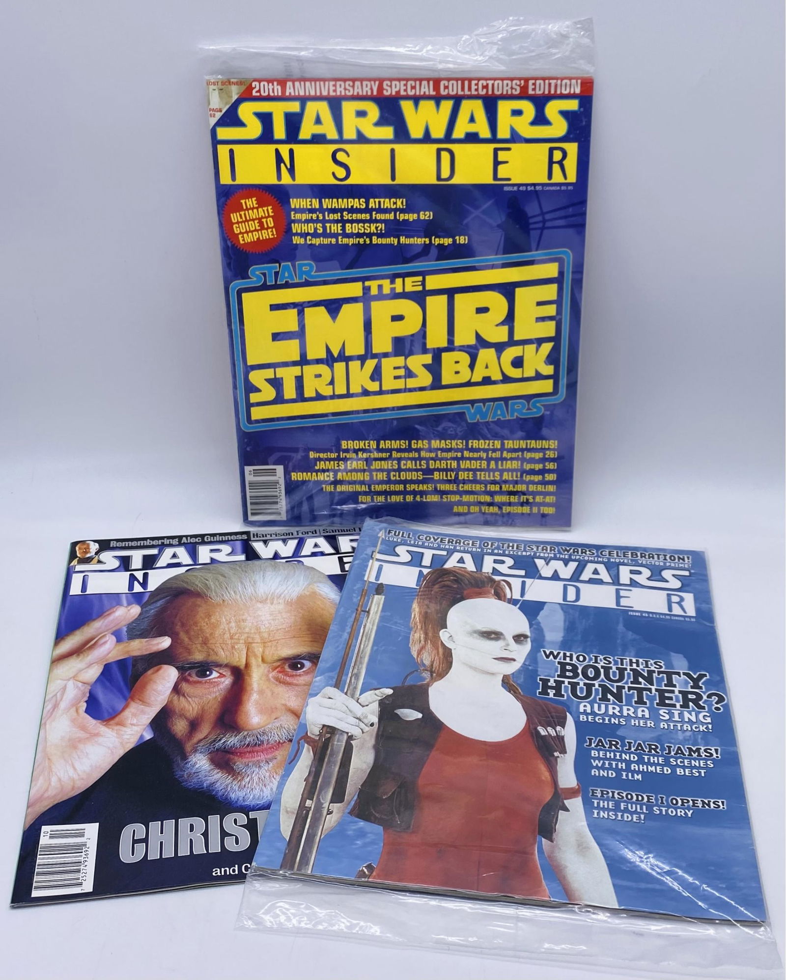 (3) Star Wars Insider Magazines Including 20th Anniversary Special Edition (1 of 1)