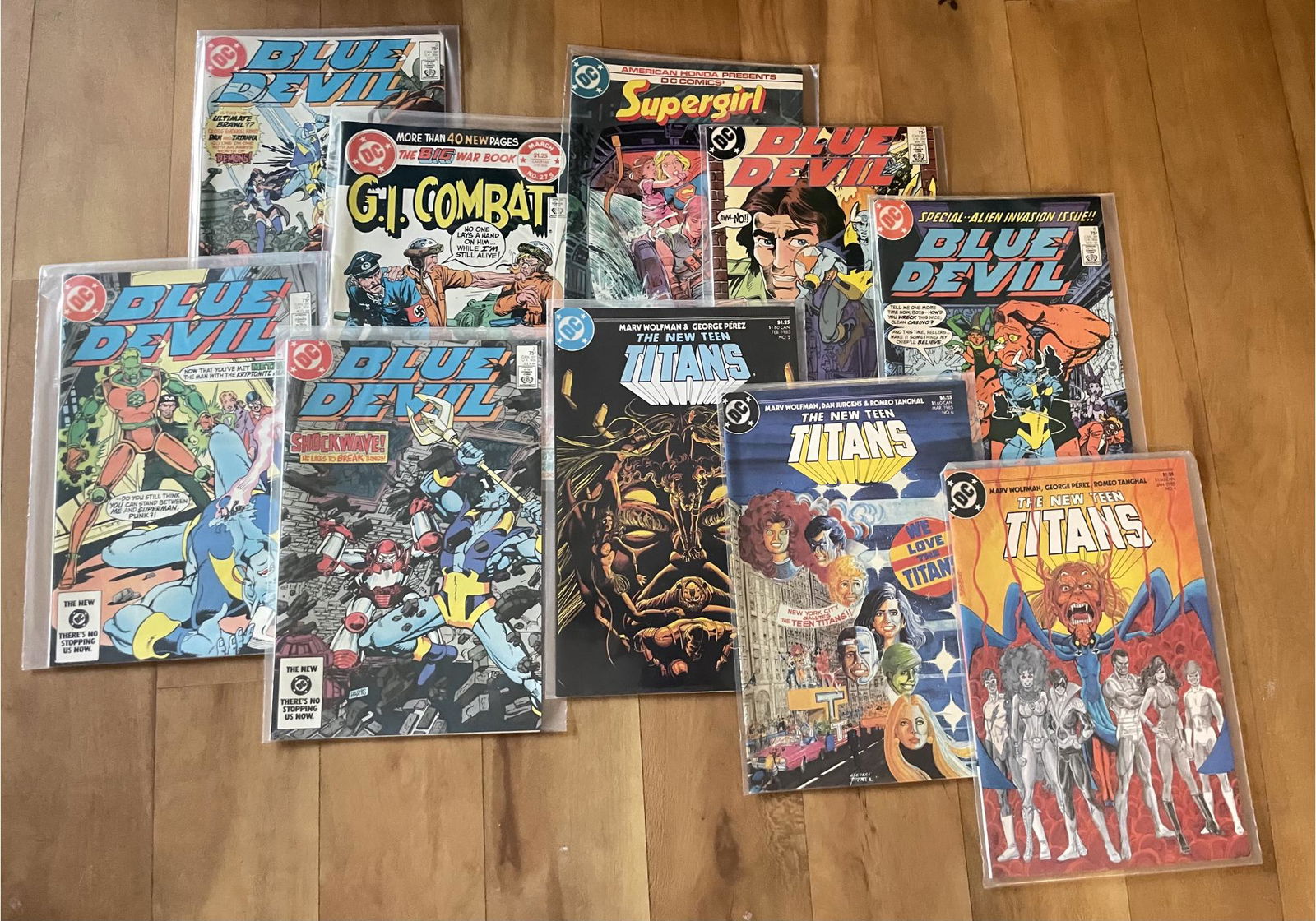 The New Teen Titans, Blue Devil, G.I. Combat, Supergirl And More, DC COMIC BOOKS (1 of 4)